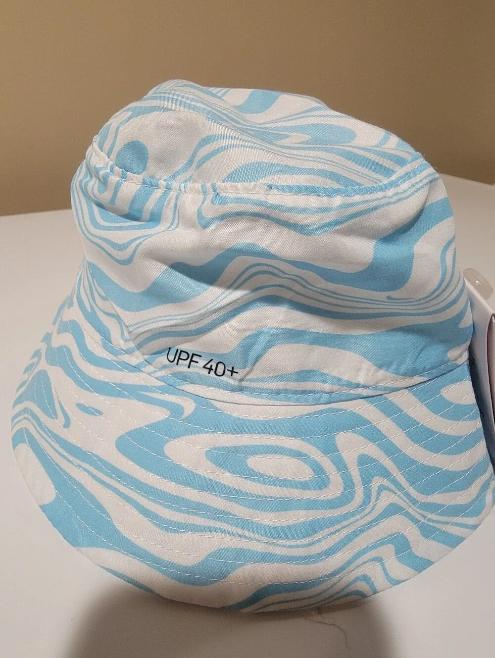 Nike Futura Light Blue and White Swirl Toddler Bucket Hat Size 2-4T